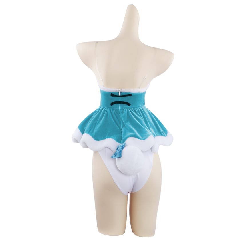 Custaplayu - Hatsune Miku Cosplay Kostuumset / Pruik / Pompon Platform Chunky Heel Pumps