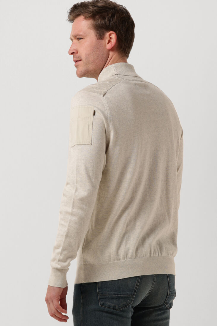 PME LEGEND gebroken wit pme legend coltrui turtleneck cotton elite knit