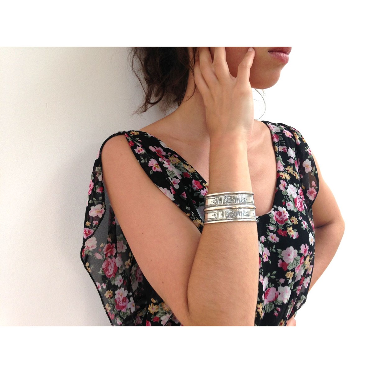 Bracelet manchette traditionelle touareg