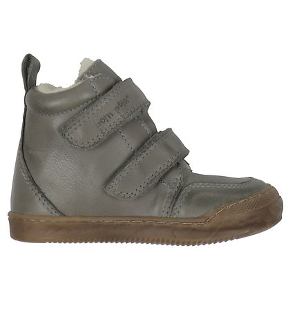 Pom Pom VinterStøvler - Sneaker Wool Booty - Dark Forest m. For