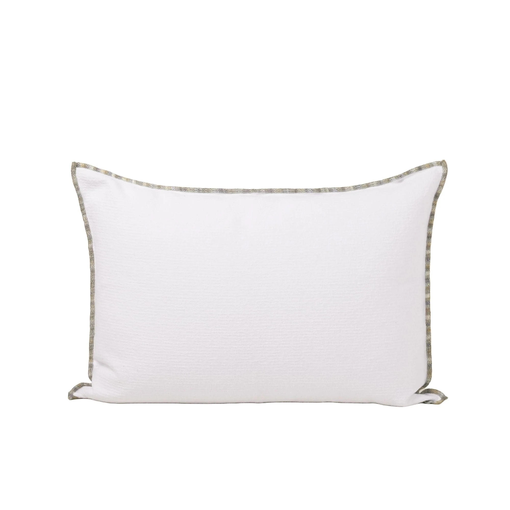 GHABY - Housse de coussin | Blanc