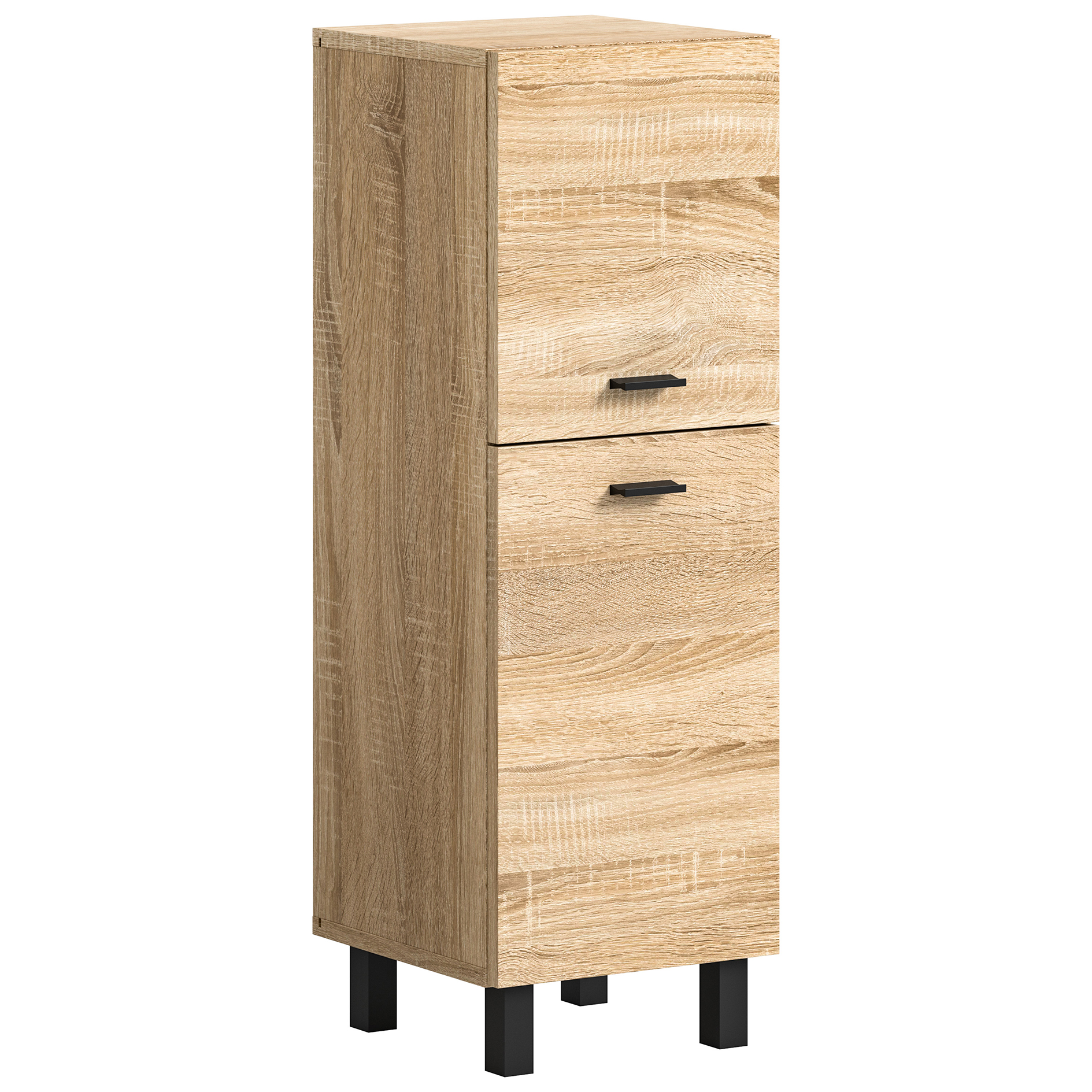 Badschrank BOSTON - Sonoma Eiche - 80 cm hoch
