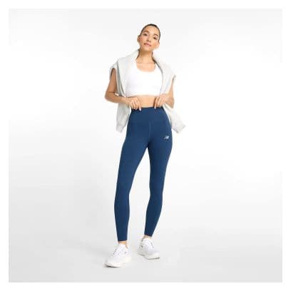 Collant taille haute New Balance Sleek High Rise Bleu Femme