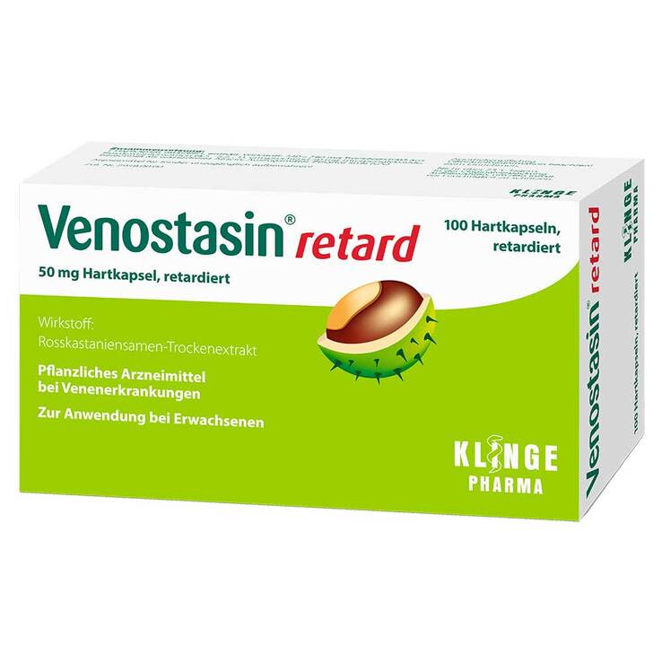 Venostasin® retard Kapseln mit Rosskastaniensamen-Trockenextrakt, 100 St