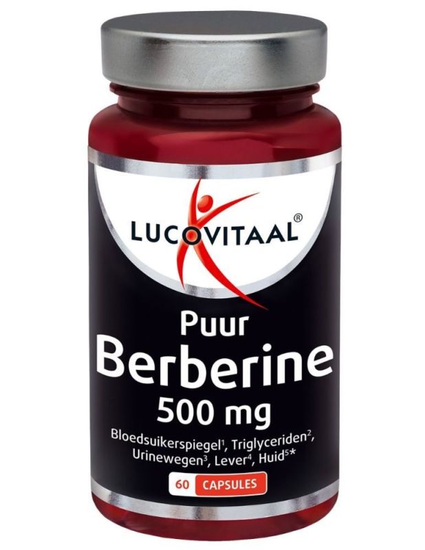Lucovitaal Berberine 500 MG puur 60 Capsules
