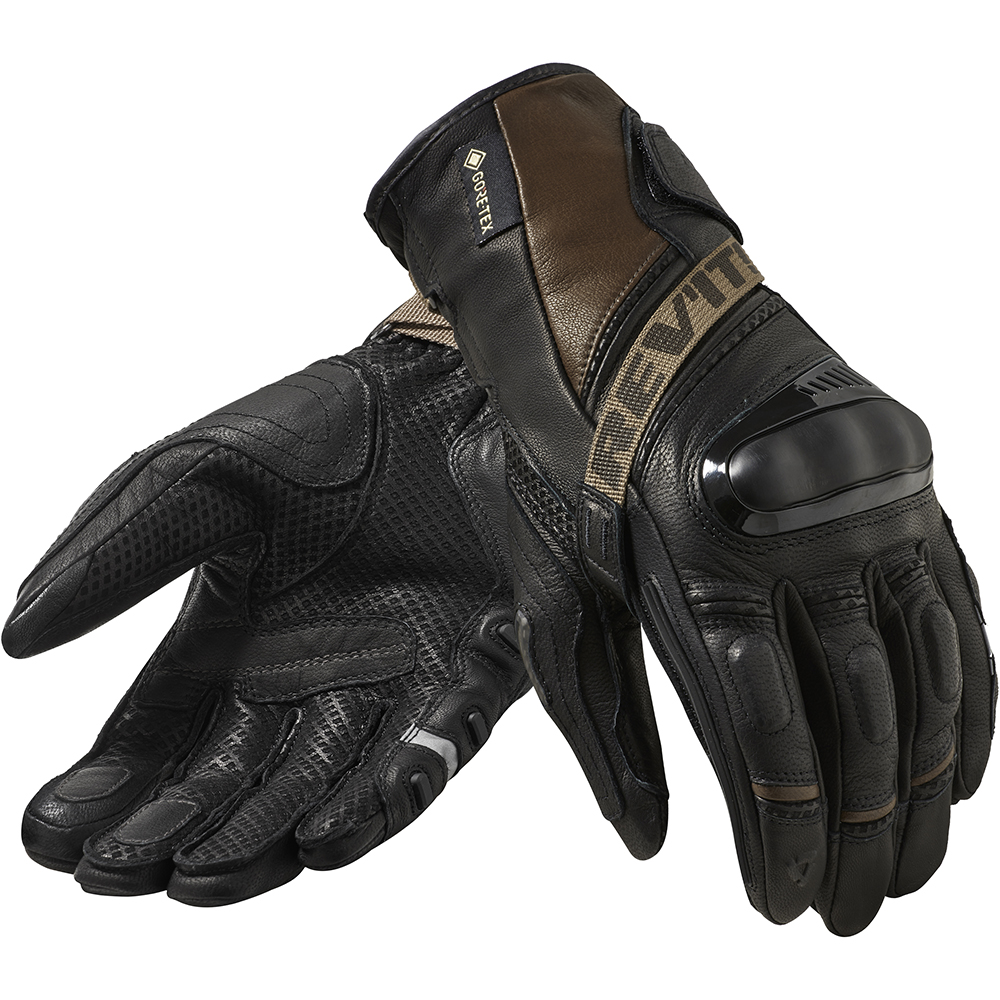 Rev'it - Gants Dominator 3 Gore-Tex® Noir / Marron