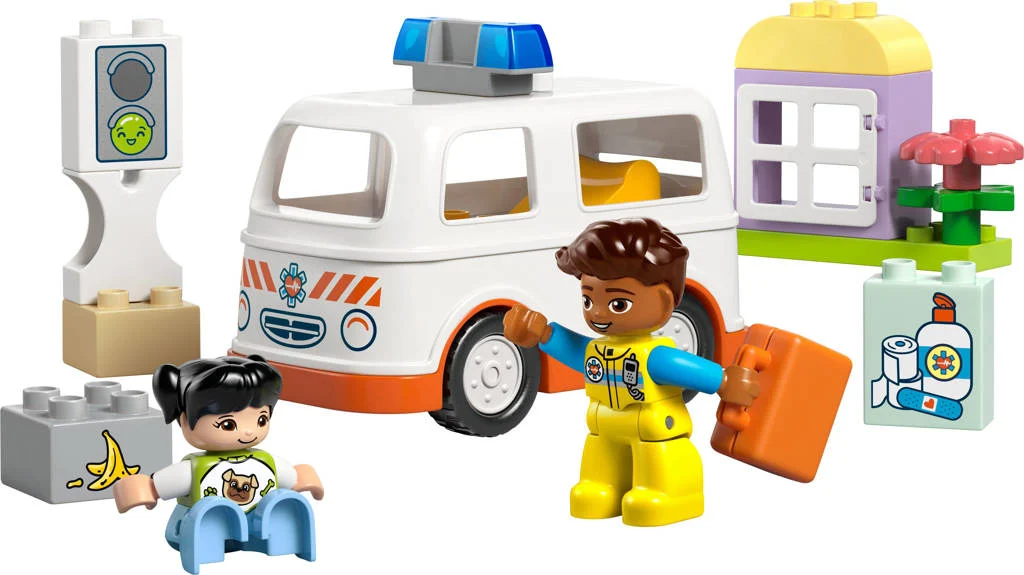 Ambulance met chauffeur voor fantasiespel 10447