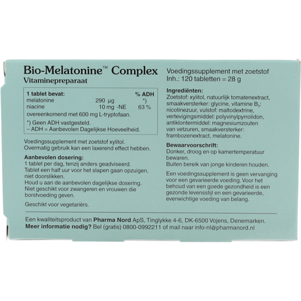 Pharma Nord Bio-Melatonine Complex 120 zuigtabletten