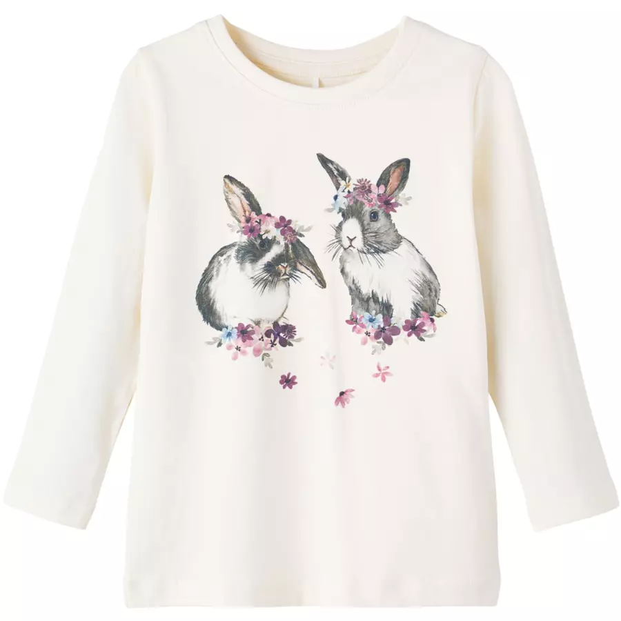 name it Langarmshirt Nmfnaan Buttercream