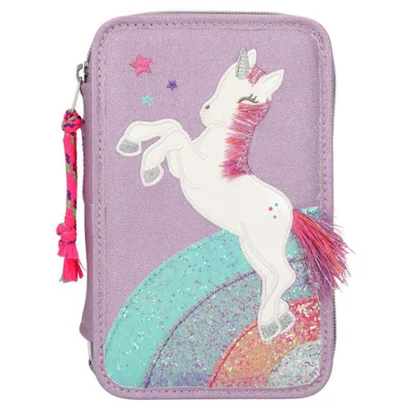 Depesche Ylvi & the Minimoomis 3-Fach Federtasche Glitter Naya