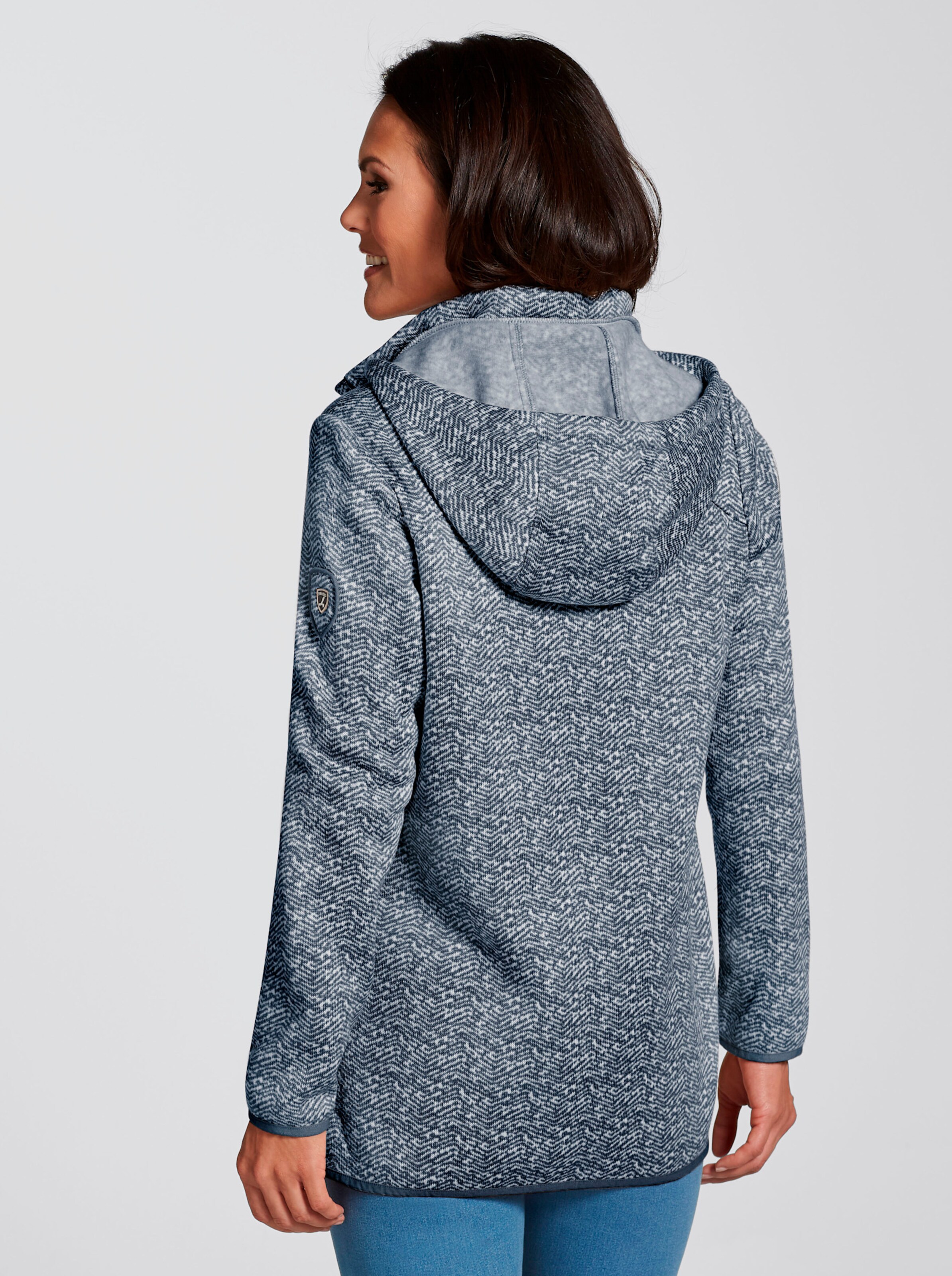 Kapuzenfleecejacke