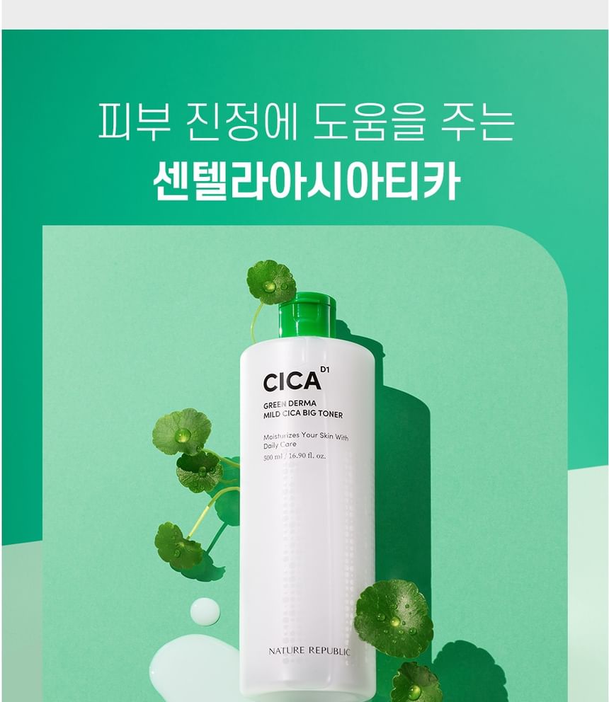 NATURE REPUBLIC - Groene Derma Milde Cica Grote Toner