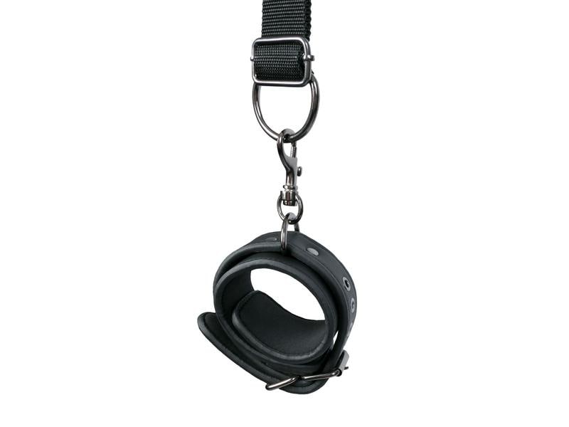 Easytoys Fetish Collection Over the Door Wrist Cuffs Schwar Handschellen für erotische Bondage-Spiele