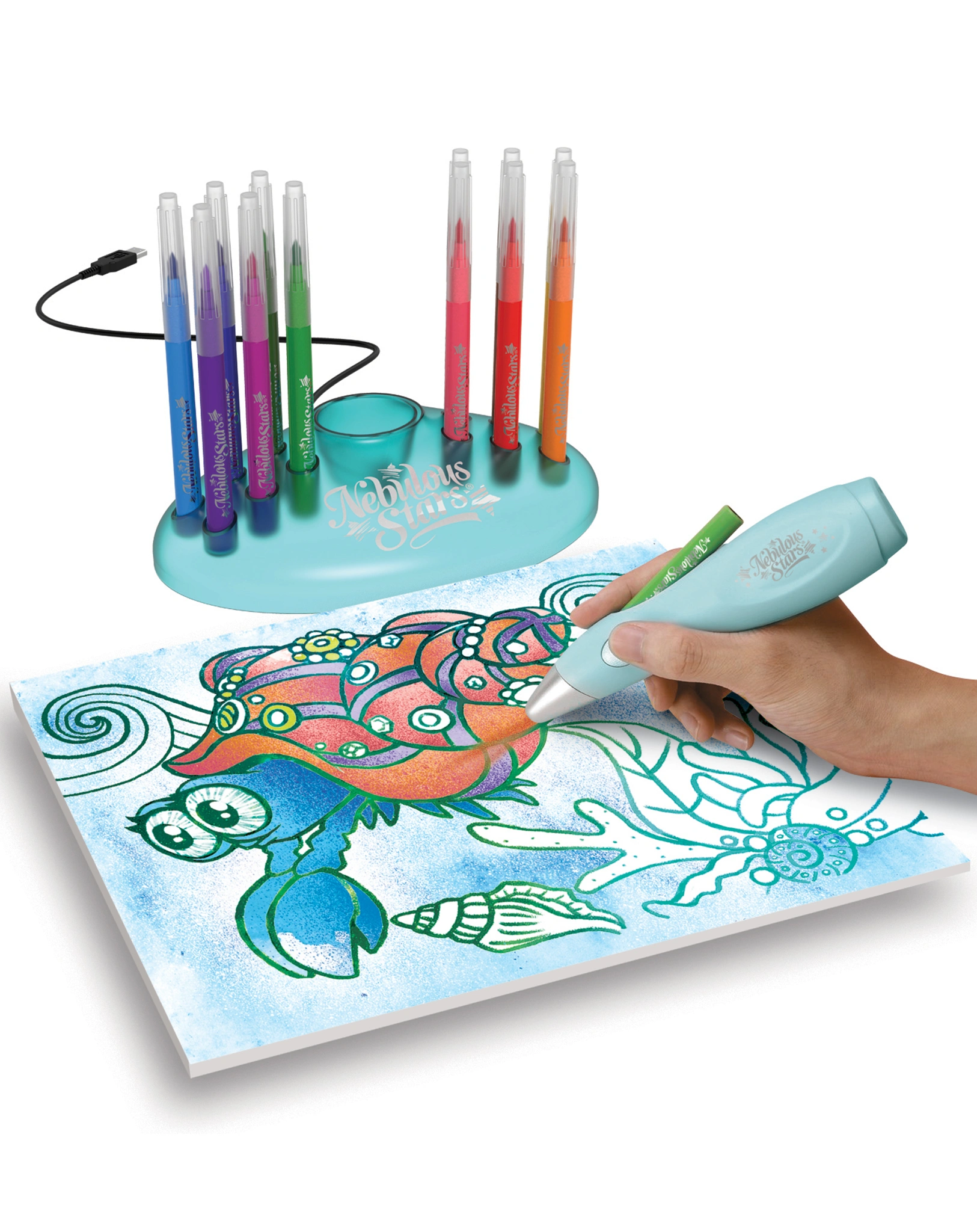 Airbrush-Set DELUXE mit elektrischem Stift