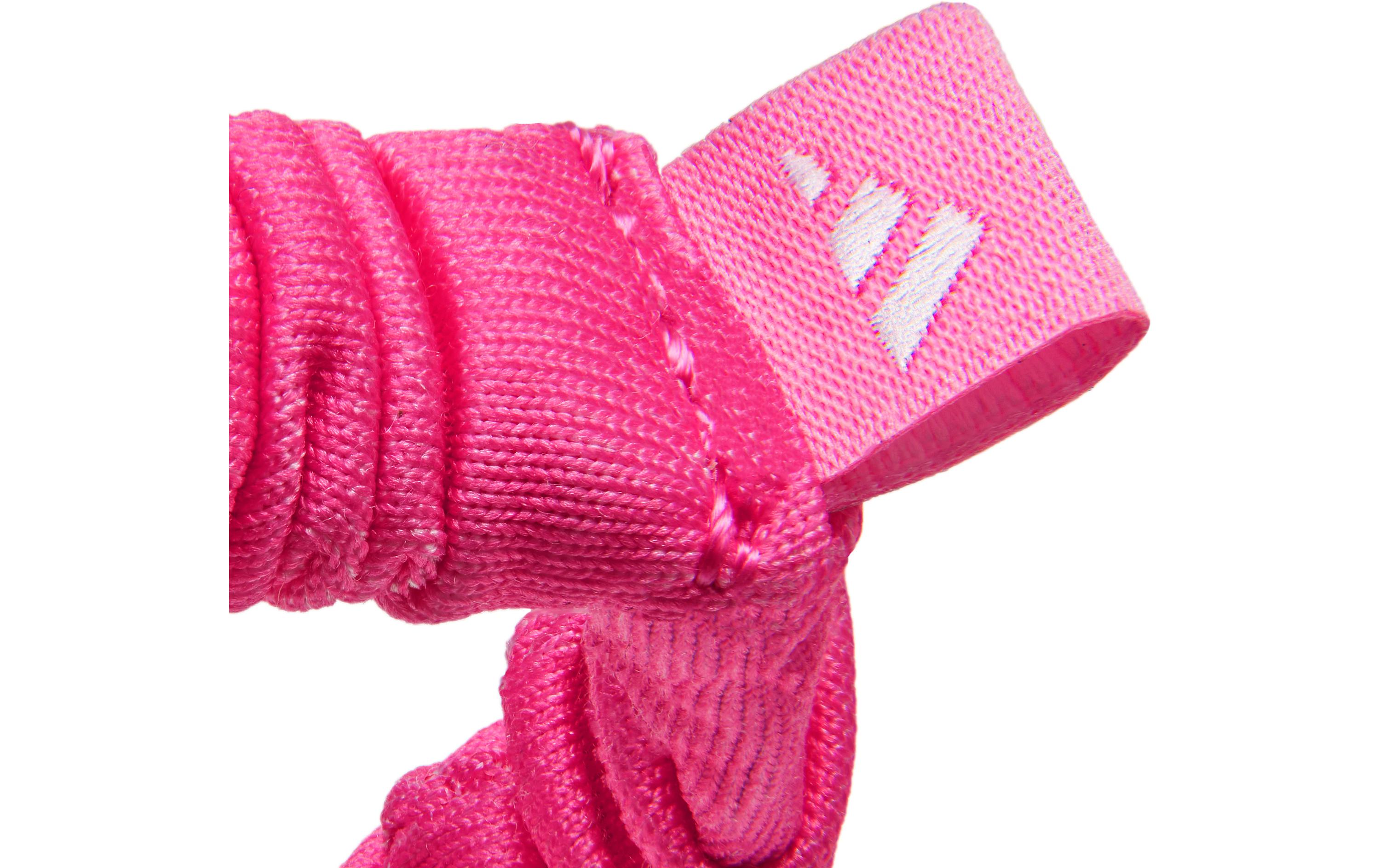 Hair Scrunchies Schwarz und Lucid PinkHaargummis