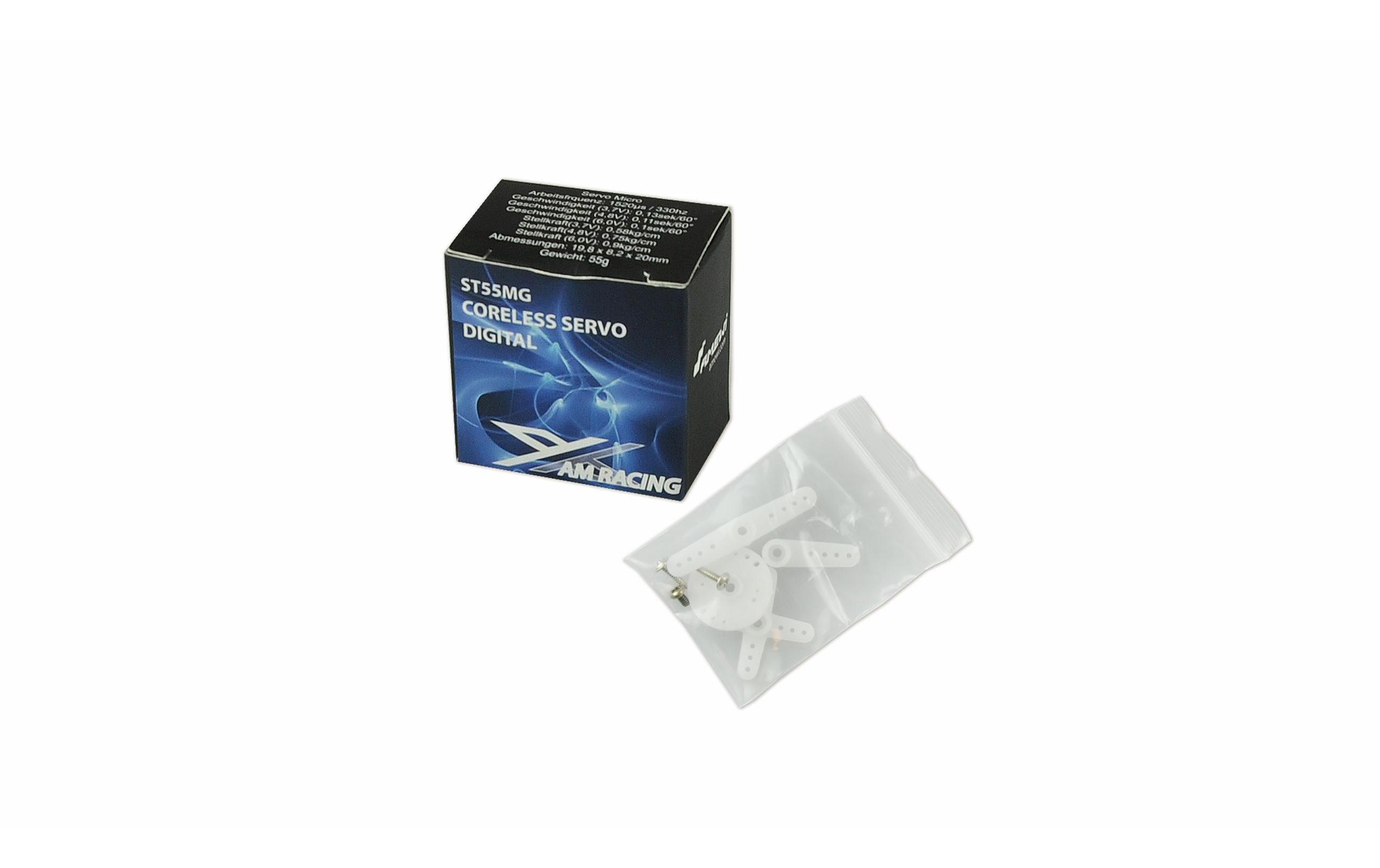 Nano Servo ST56MG 1 kg, 0.09 s, DigitalNanoservo mit Metallgetriebe für kleine und leichte Flugmodelle