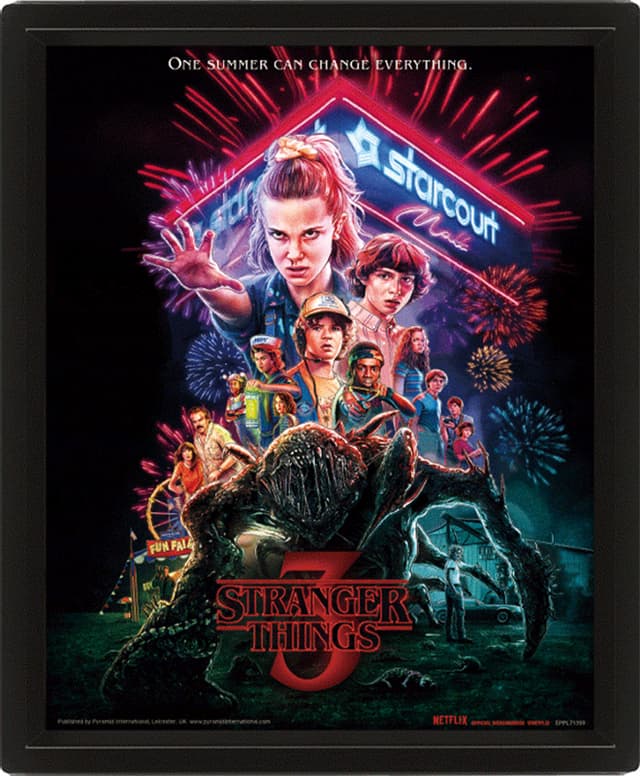 Stranger Things (Summer of 85) 3D lenticulær plakat