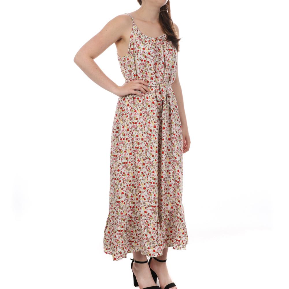 Vero Moda Robe longue Blanche à fleurs Femme Vero Moda Easy
