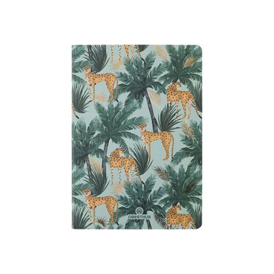 Oberthur Salto - Carnet de notes souple A6 - 128 pages - guépards