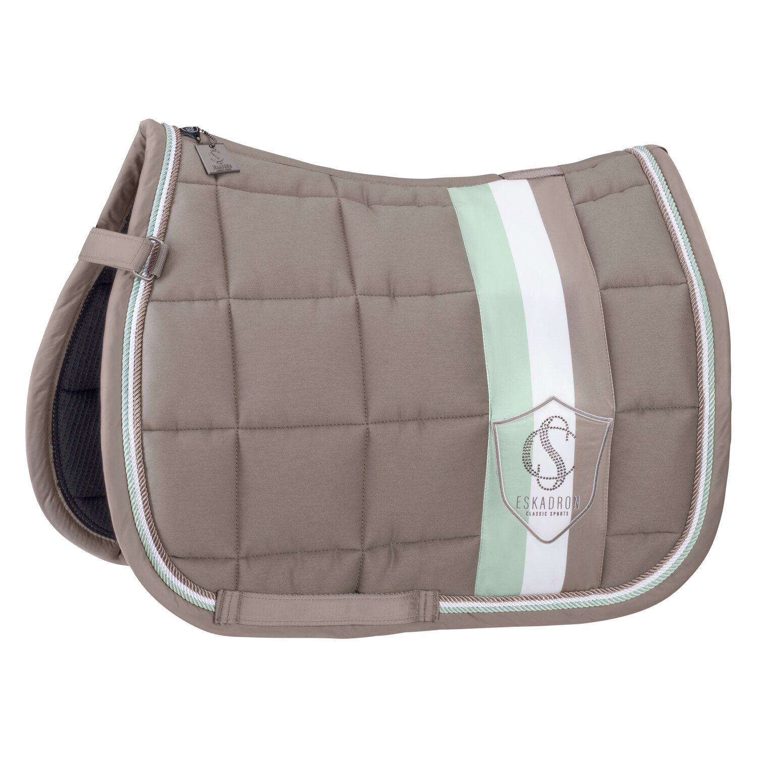 ESKADRON Classic Sports Schabracke Big Square Cotton - velvet taupe