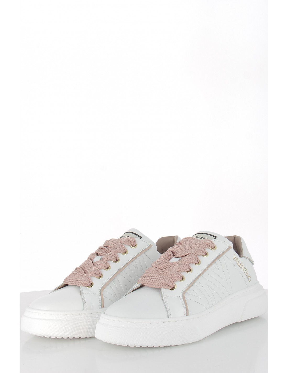 valentino Baskets de ville femme stan w1 cuir blanc