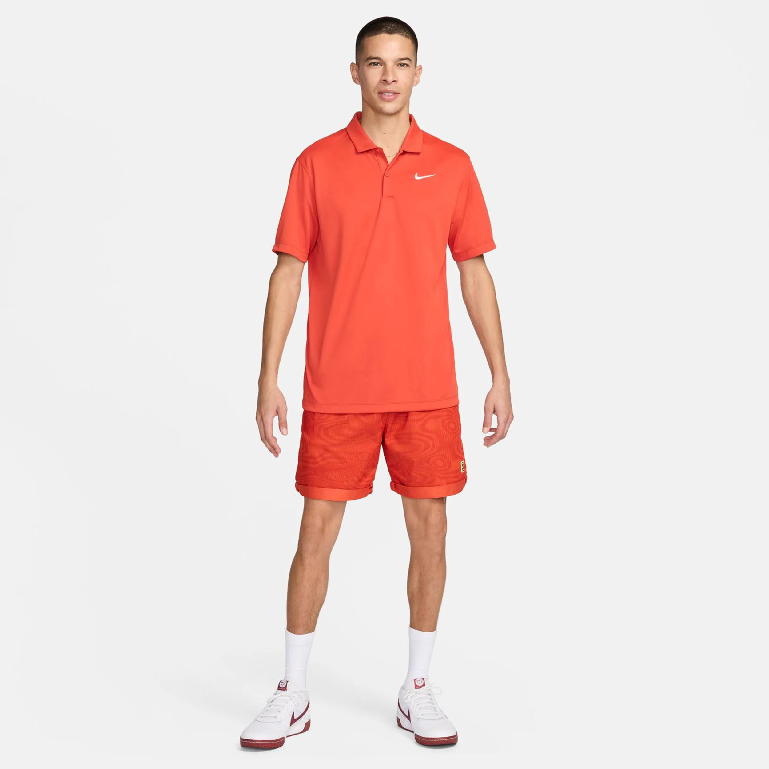 Nike Dri-Fit Court Victory Solid Polo Hommes - Rouille