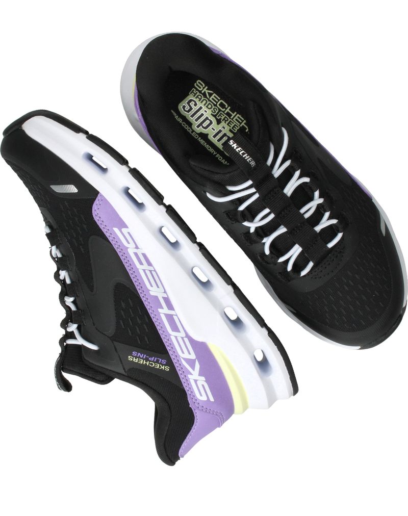 Skechers Slip-Ins Glide-Step Vista Lane Sneakers Zwart Meisjes