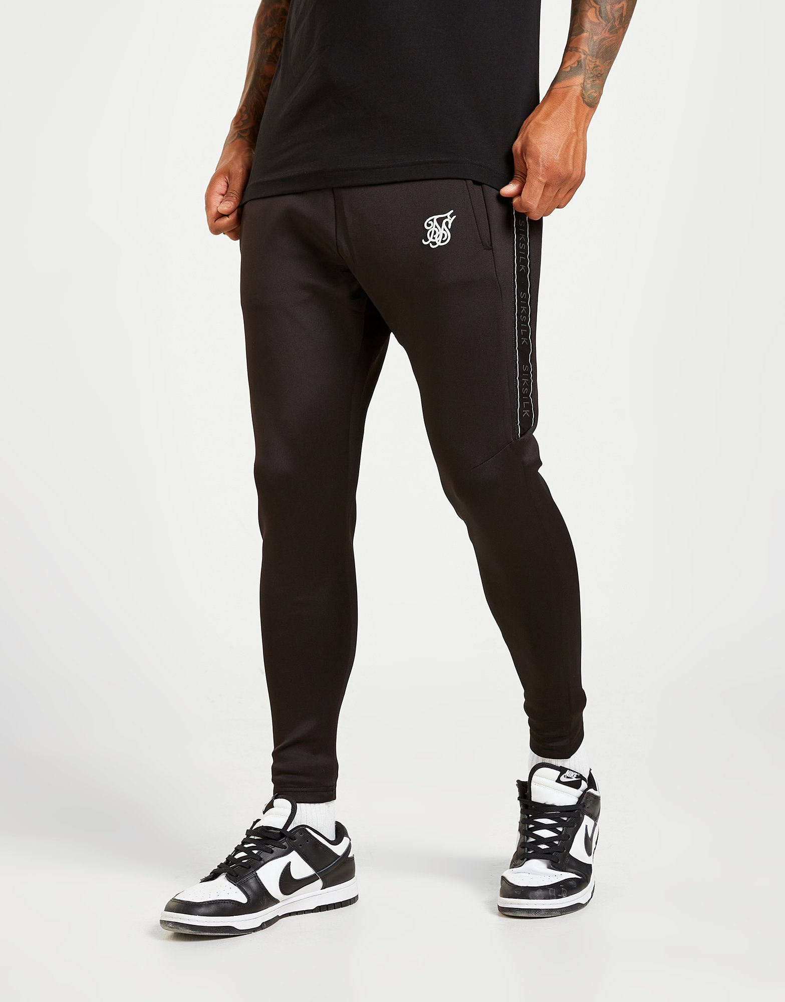 SikSilk Pantalon de jogging Poly Tape Homme