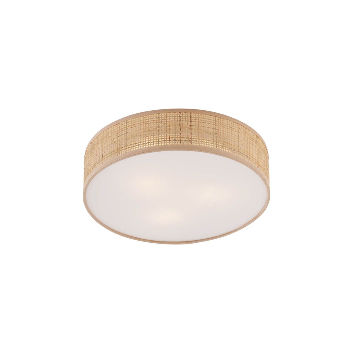 Oosterse plafondlamp rotan 38cm  - Trammy