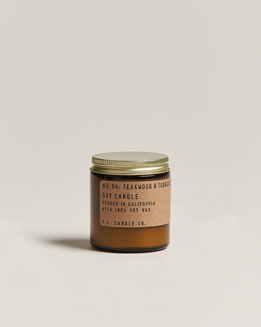 P.F. Candle Co. Soy Candle No. 4 Teakwood & Tobacco 99g
