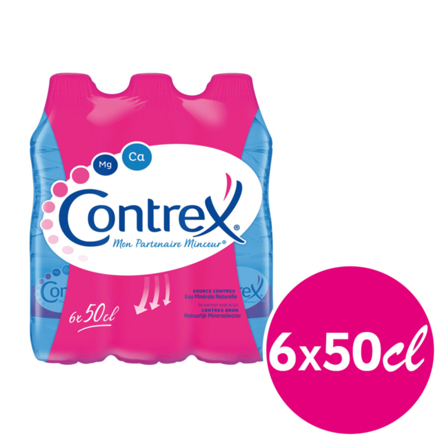 Contrex Mineralwasser ohne Kohlensäure 6x50cl -300cl