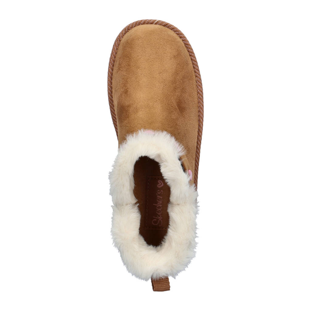 Skechers GlamSlam Hienkelboots cognac