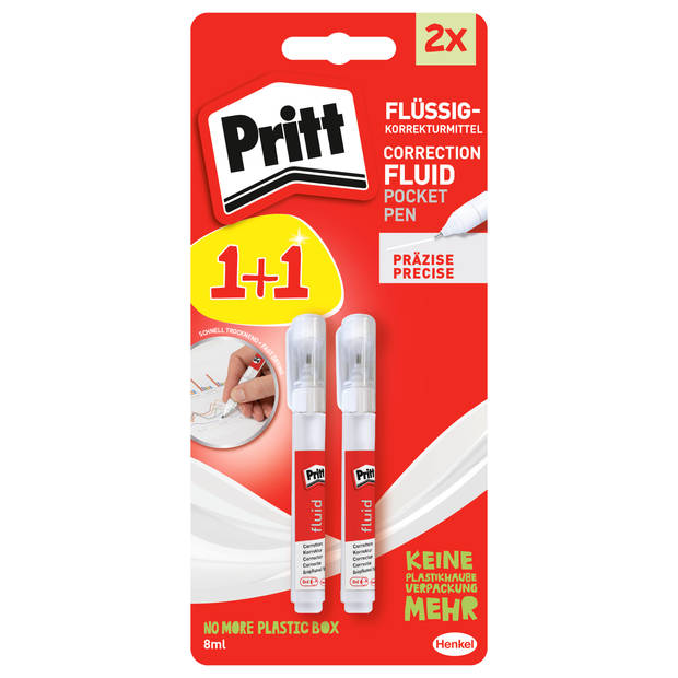 Pritt correctie pocket pen 8ml 1+1