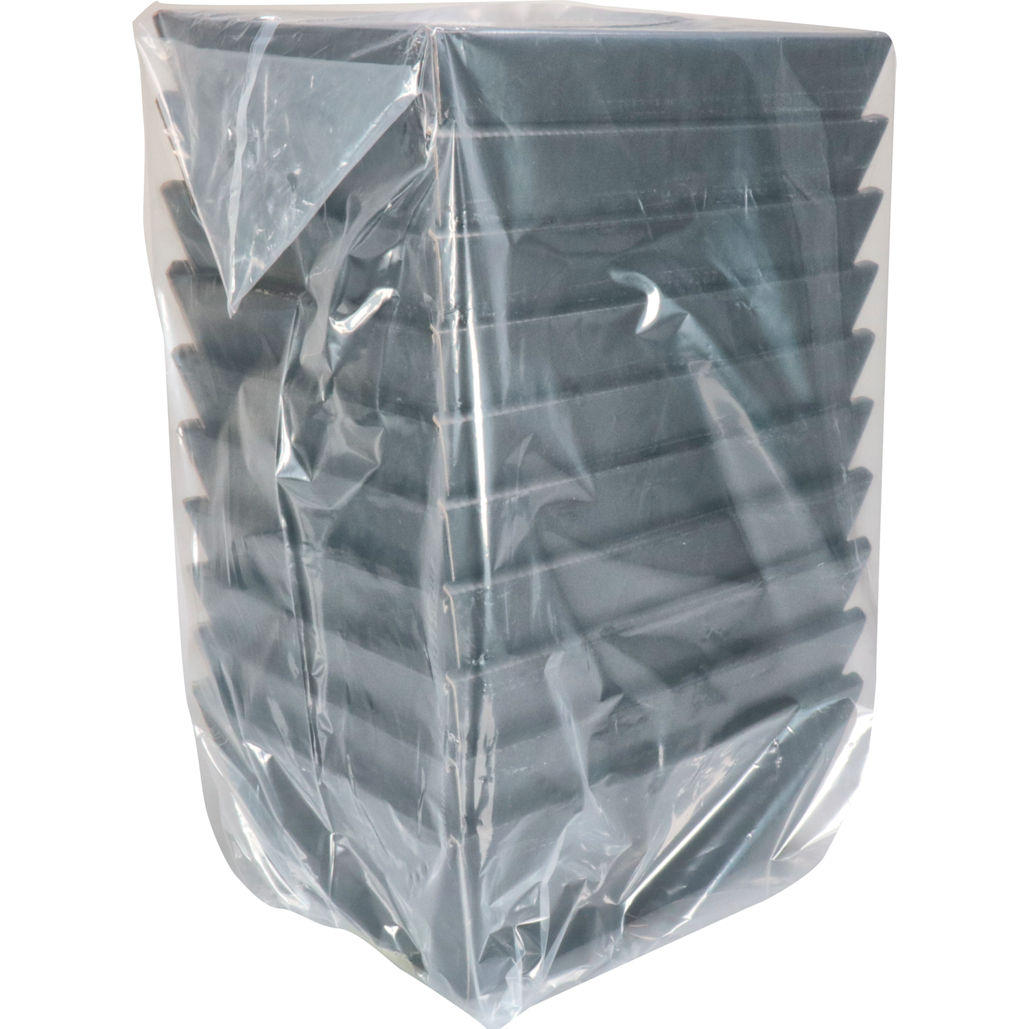 Mand, golfkarton, biermand, 26x21x10cm, zwart