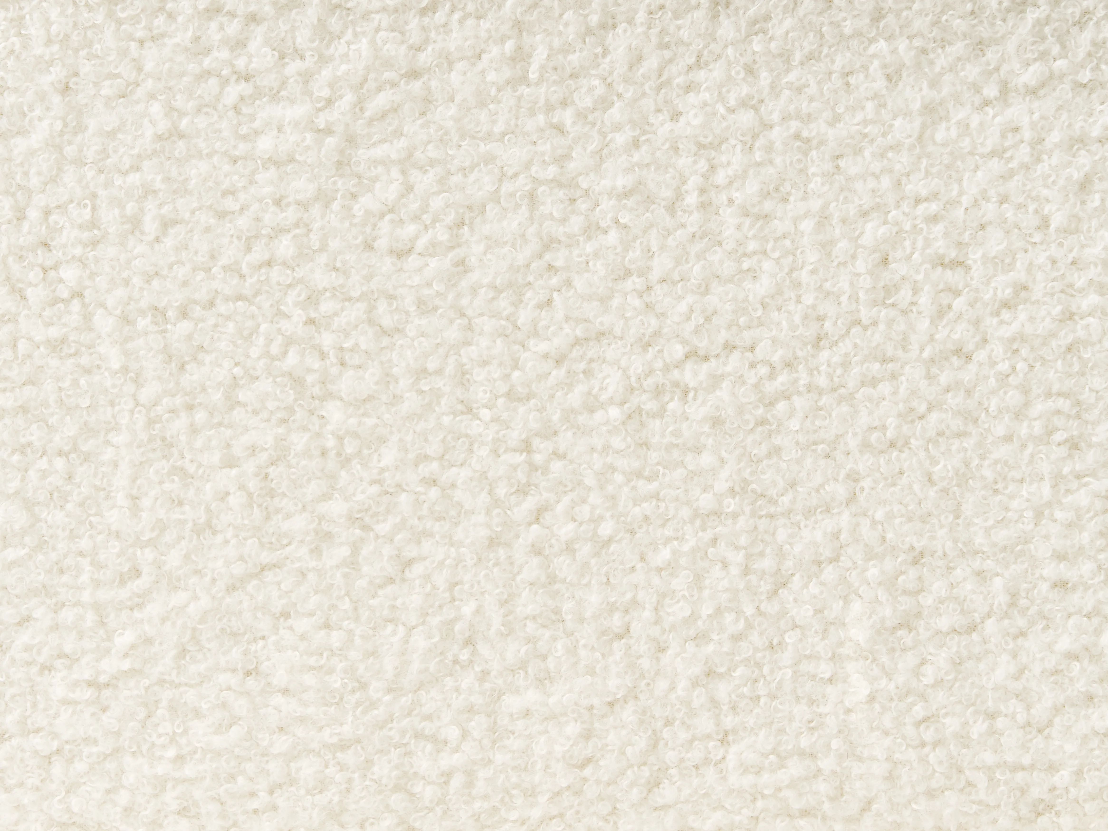 Kinderbed Wolk Bouclé BELLEVUE 90 x 200 cm Gebroken wit