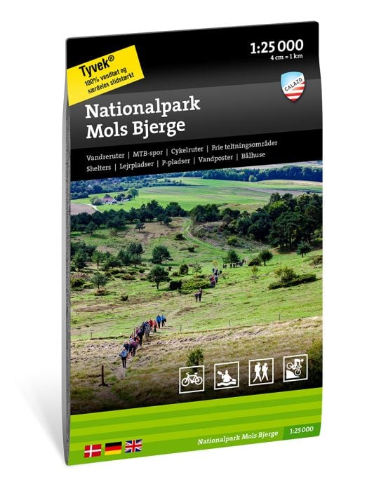 Nationalpark Mols bjerge kort