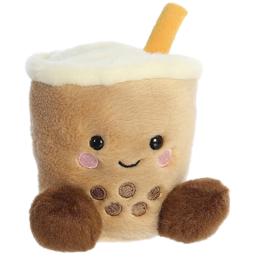 palm pals knuffelboba tea milky - 13 cm
