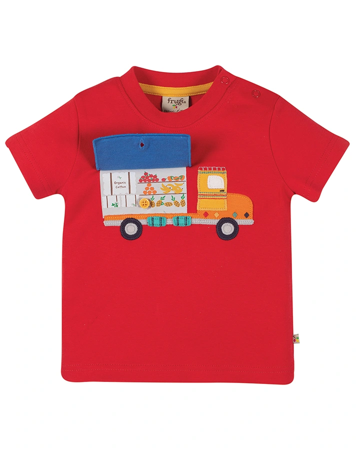 T-Shirt PLAYDATE – TRUCK in rot