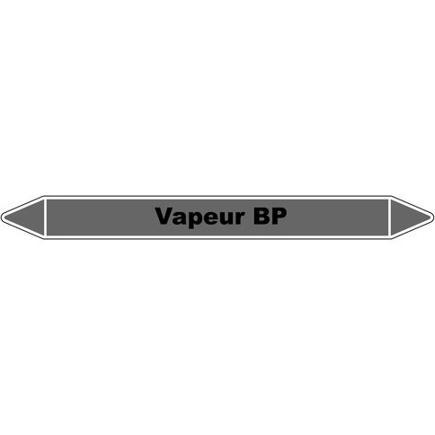 Marqueur de Tuyauterie - Vapeur BP - NFX 08-105 - Vinyle Laminé