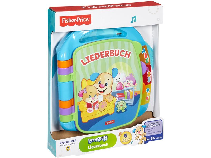 Fisher-Price Musikspielzeug Lernspass Liederbuch Lernspass, Liederbuch, Kunststoff, ab 6 Monate, 1 Stück