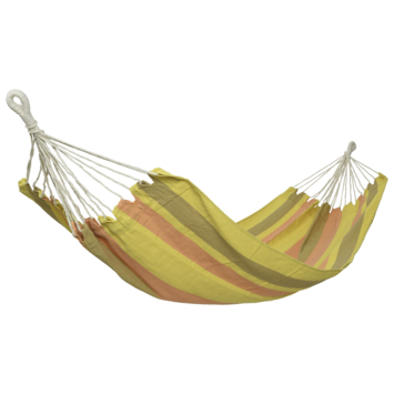 Hangmat polyester katoen outdoor 3 kleuren