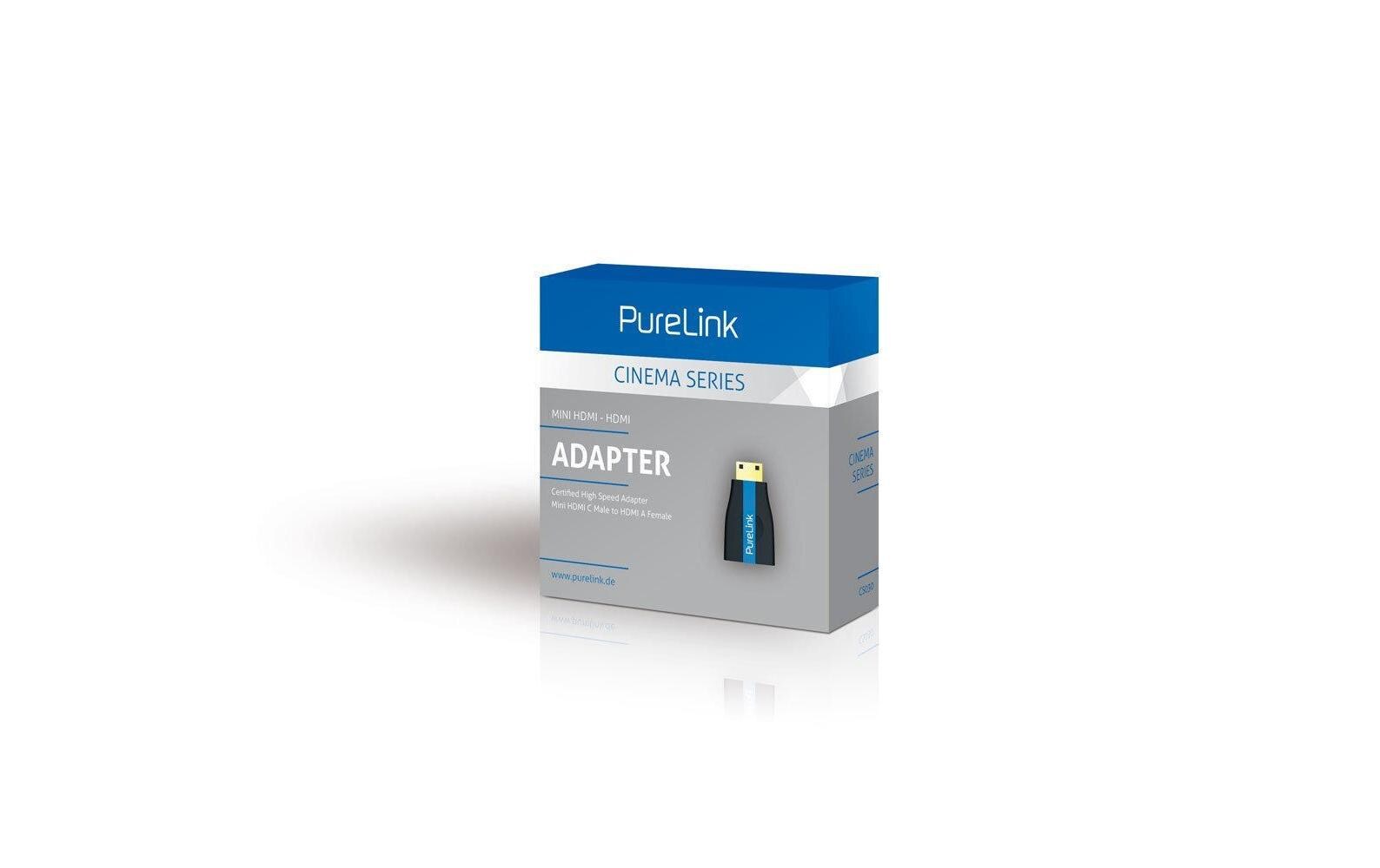 Adapter Mini-HDMI (HDMI-C) - HDMIHDMI-Buchse zu Mini-HDMI-Stecker