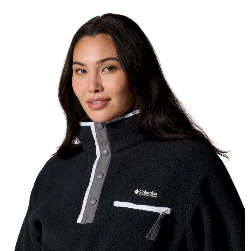 Helvetia II Cropped Half Snap Fleece - Polaire femme