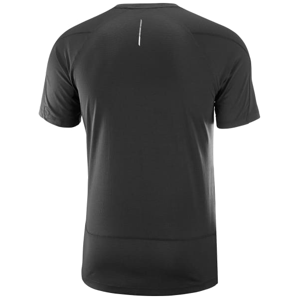 T-shirt trail SALOMON CROSS RUN SS TEE M DEEP BLACK
