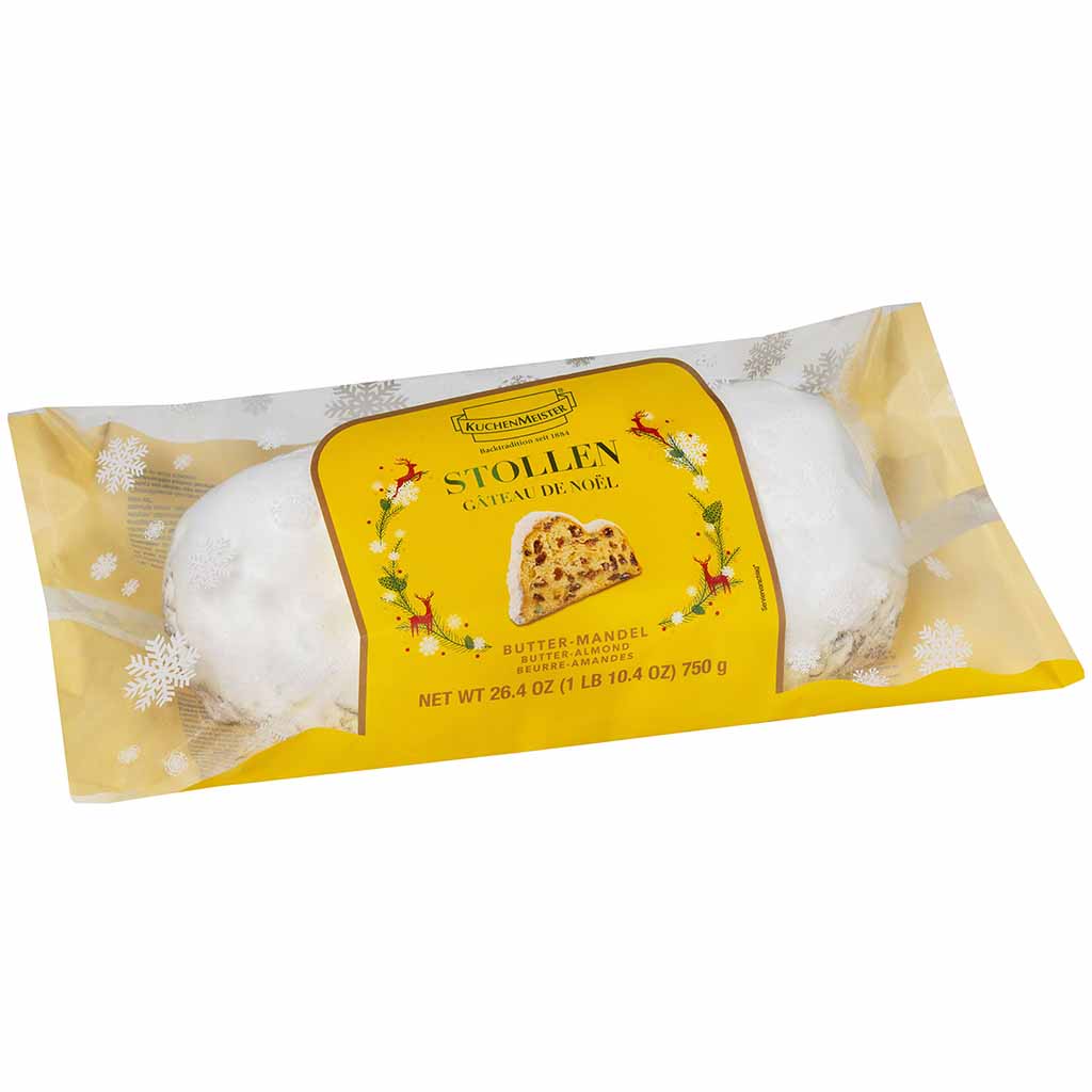 Kuchenmeister Stollen Butter Mandel 750g MHD:6.3.25