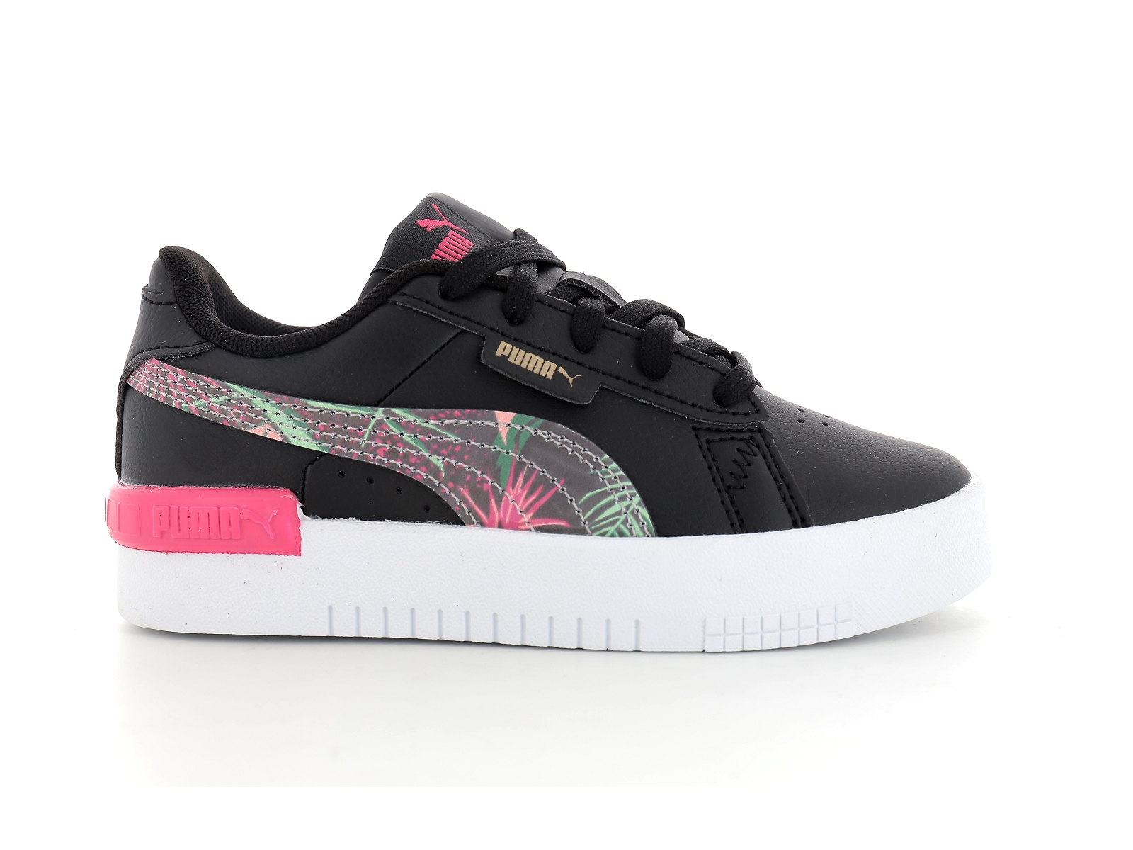 Puma-389751 Matières combinées Noir Rose
