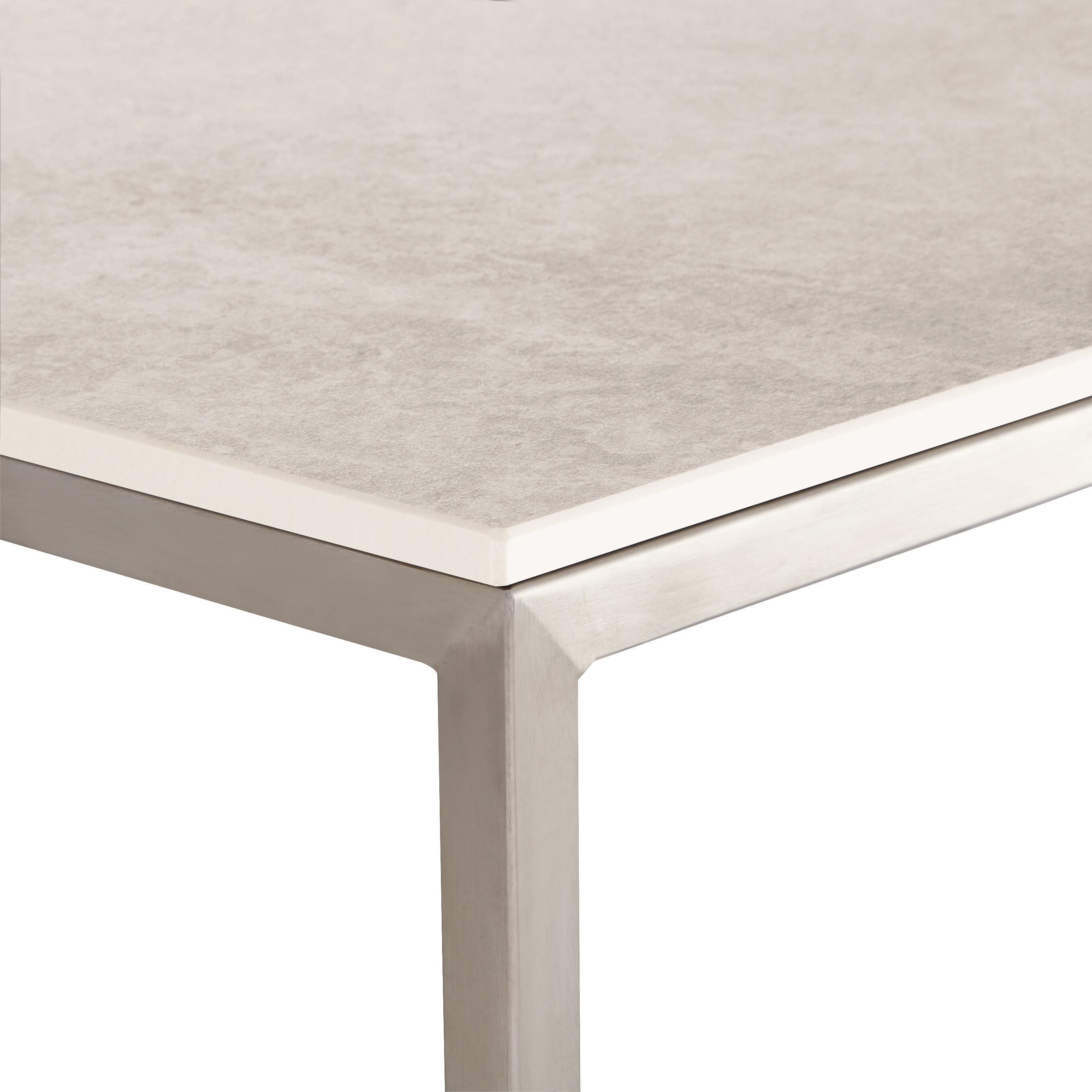 AVEA Salontisch - Lunar / Edelstahl / B: 90.0 cm x T: 90.0 cm x H: 39.8 cm