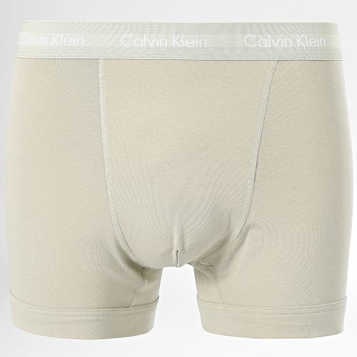 Lot De 3 Boxers U2662G Beige Vert Kaki Orange