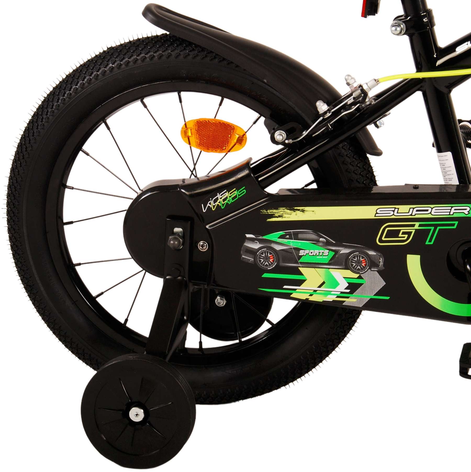 Kinderfahrrad Super GT Fahrrad für Jungen 16 Zoll Kinderrad in Grün