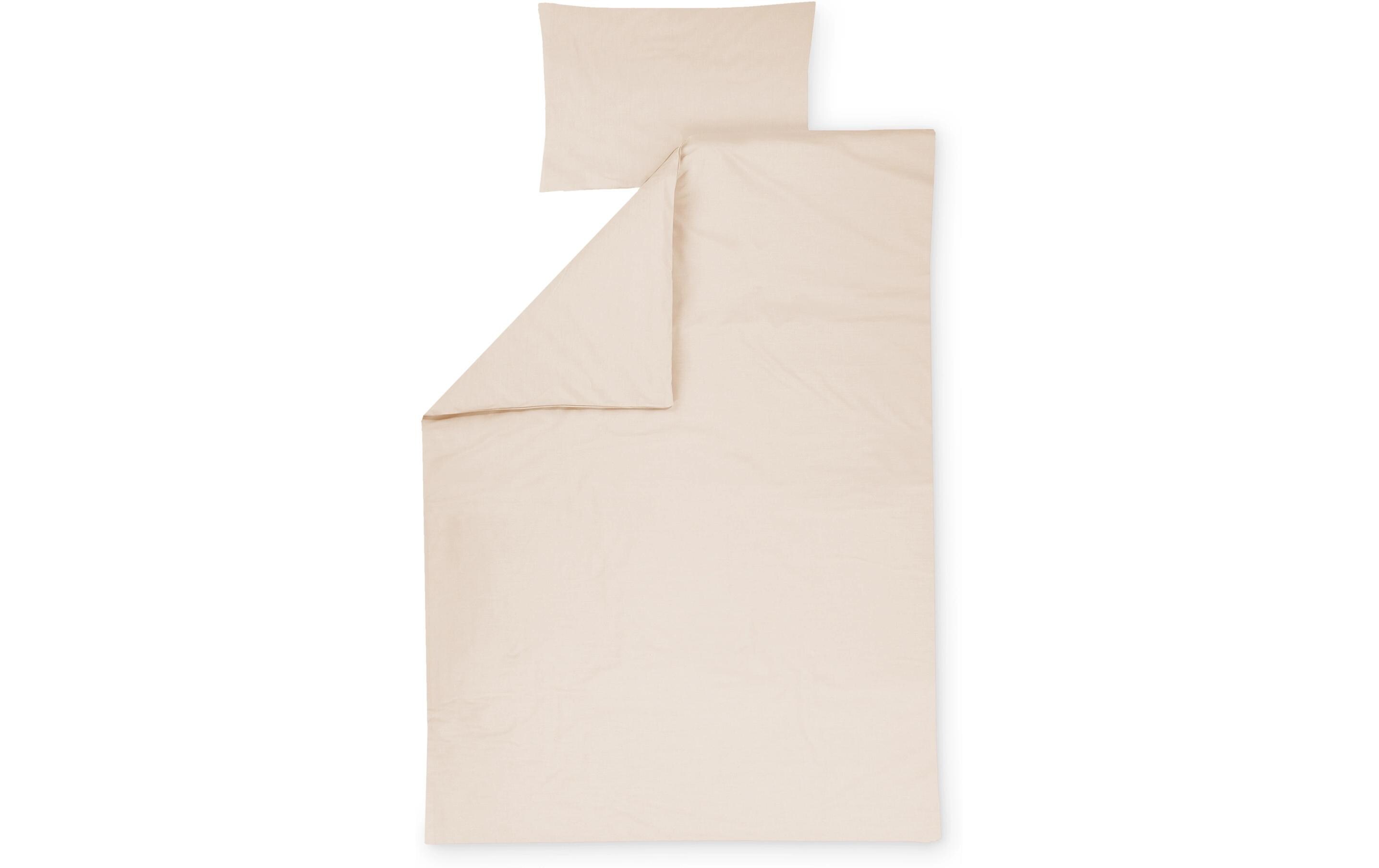 Kinderbettwäsche Taupe 100 x 135 cm + 40 x 60 cmWeiche und strapazierfähige Bettwäsche
